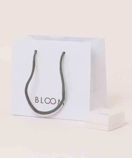 ピアス K10 イエローゴールド スモーキークォーツ ハート ピアス BLOOM/ブルーム レディースの画像