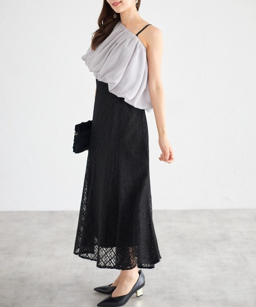 「tocco closet」 コンビワンピース M ブラック レディース_画像5