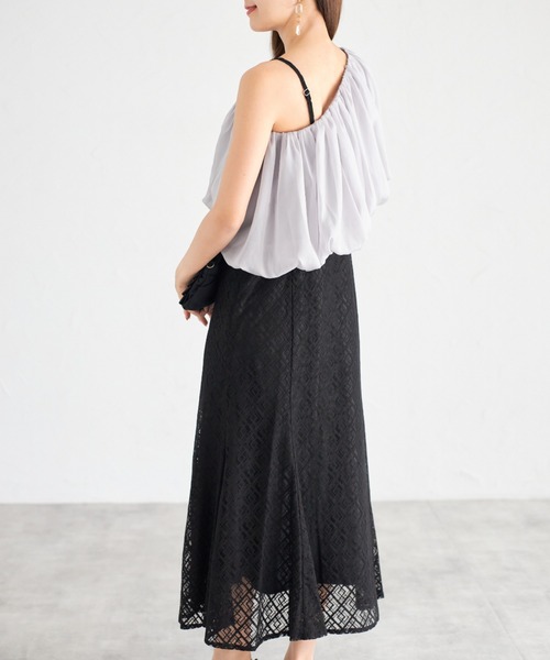「tocco closet」 コンビワンピース M ブラック レディース_画像6