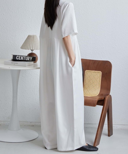 「MAISON DE THERESE」 オールインワン X-LARGE ブラック レディース_画像8