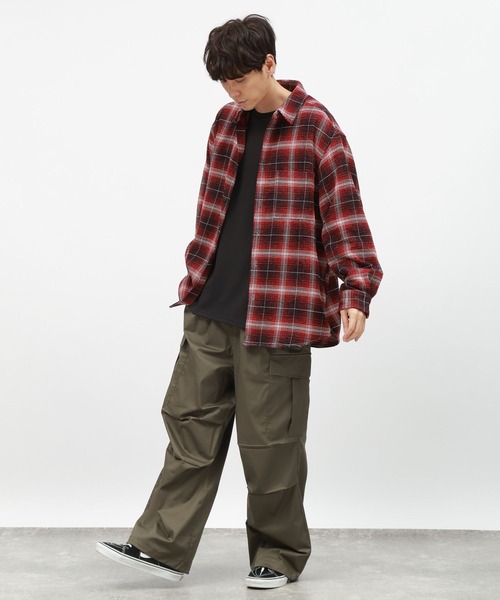 「LAKOLE」 長袖シャツ X-LARGE ブラック メンズ_画像3
