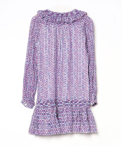 「SEE BY CHLOE」 長袖ワンピース 40 パープル レディース_画像2