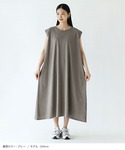 ワンピース ショルダータック ノースリーブワンピースの詳細画像3