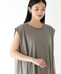 ワンピース ショルダータック ノースリーブワンピースの詳細画像5
