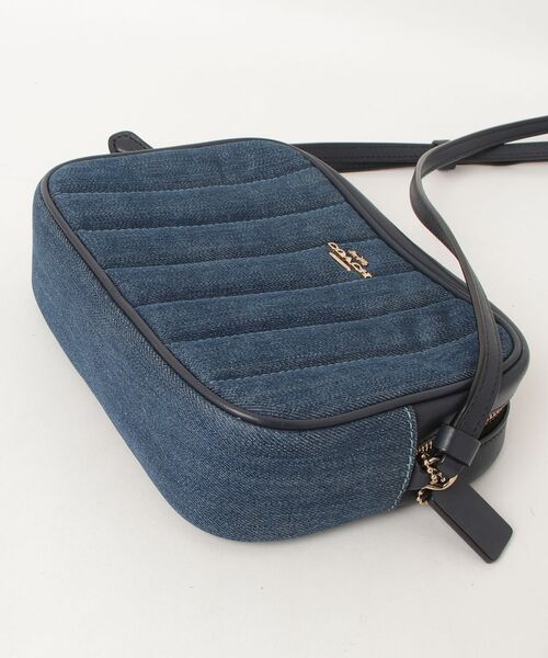 COACH デニム キルティング ショルダーバッグ COACH（コーチ） デニムキルティング ショルダーバッグ - ブルー