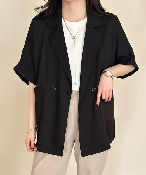 「DAY CLOSET」 テーラードジャケット M ベージュ レディース_画像8