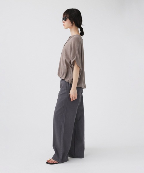 「upperhights」 デニムパンツ 25 キャメル レディース_画像5