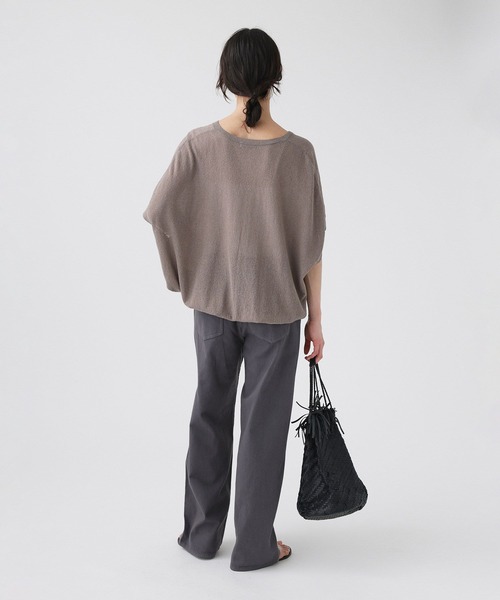 「upperhights」 デニムパンツ 25 キャメル レディース_画像6