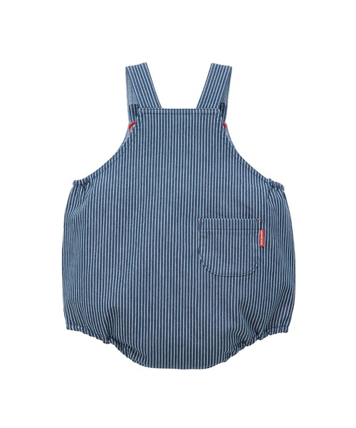 Miki House デニムロンパース 80 MIKI HOUSE（ミキハウス） ベビー服 ロンパース 「WEB限定」ストレッチ