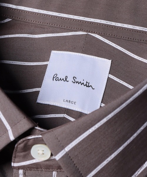 Paul Smith（ポール・スミス） フォーマル シャツ 長袖 Lurex Stripe
