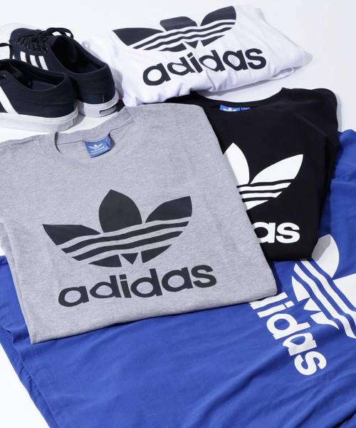 adidas アディダス フットボールジャージ tシャツ トレフォイル 2XL adidas tシャツ adidas/アディダストレフォイルロゴプリントT