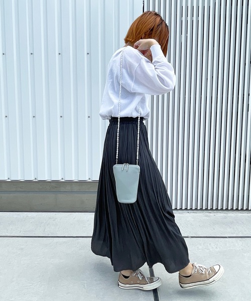 ルレザーが ショルダーバッグ ショルダー バッグ ZOZOTOWN PayPayモール店 - 通販 - PayPayモール バッグ BEAURE ヴュレ カウレザー パールチェーン モバイル ビュレ