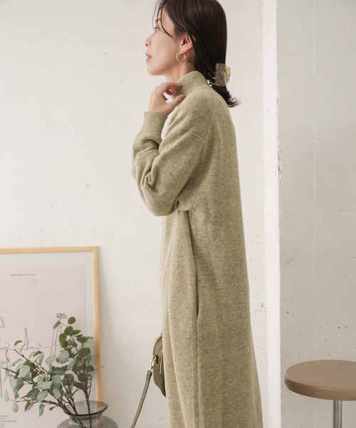 URBAN RESEARCH DOORS ラムウールニットワンピース URBAN RESEARCH DOORS ワンピース ラムウールニットワンピース