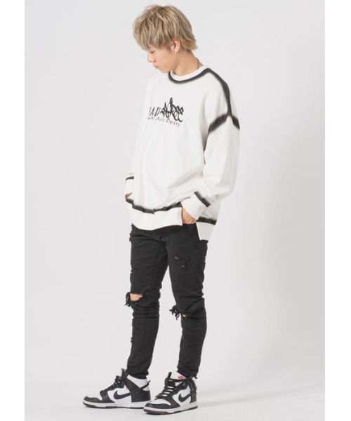 RE730 トレーナー スウェット 「RE730」スプレープリントビッグ