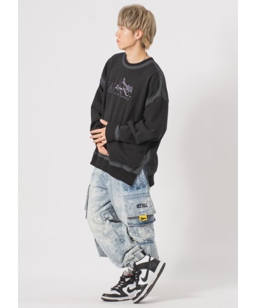 RE730 トレーナー スウェット 「RE730」スプレープリントビッグ