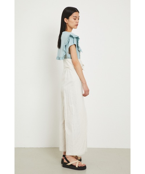 タグ付き新品　HeRIN.CYE Slit ribbon pants サロペット HeRIN.CYE サロペット オーバーオール Slit ribbon pants