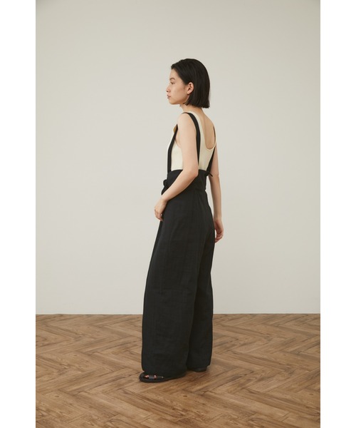 タグ付き新品　HeRIN.CYE Slit ribbon pants サロペット HeRIN.CYE サロペット オーバーオール Slit ribbon pants