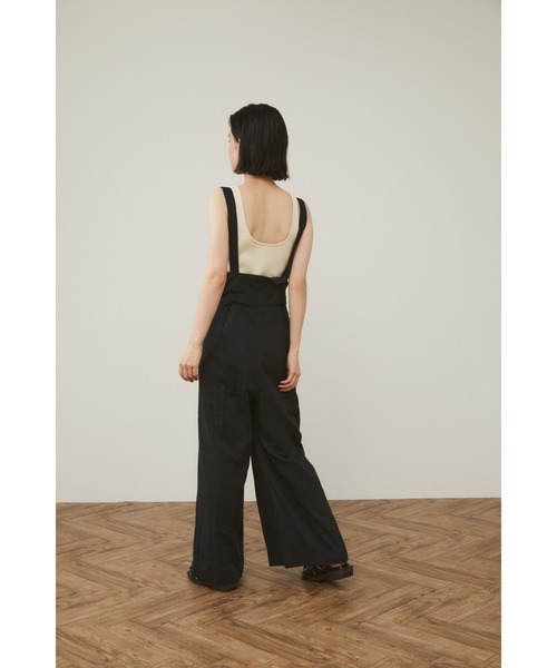 HeRIN.CYE サロペット オーバーオール Slit ribbon pants レディース 
