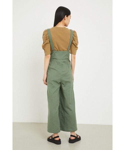 サロペット・オーバーオール・オールインワン HeRIN.CYE Balloon hem suspender pants 格安人気 HeRIN.CYE | |SHEL'TTER ) (パンツ pants suspender