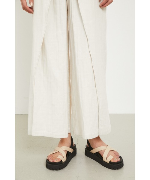 タグ付き新品　HeRIN.CYE Slit ribbon pants サロペット HeRIN.CYE サロペット オーバーオール Slit ribbon pants