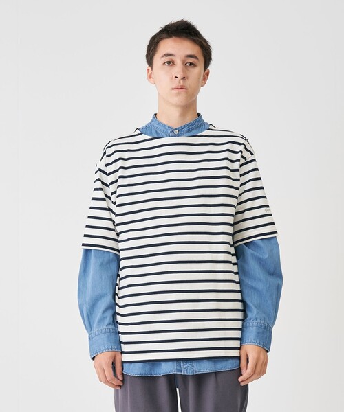 J.PRESS YORK STREET tシャツ 「UNISEX」天竺ボーダーTシャツ メンズ