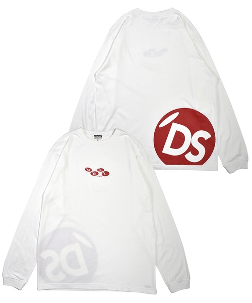 DOUBLE STEAL（ダブルスティール） tシャツ Marble LOGO 長袖Tシャツ