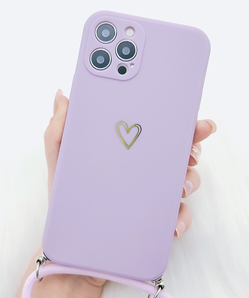 Lace Ladies（レースレディース） スマホケース ストラップ付 ハート