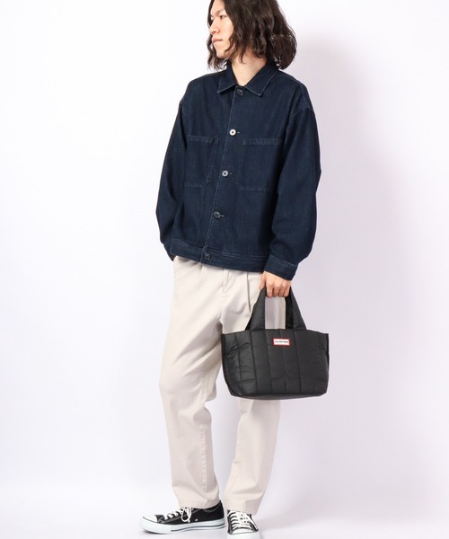 HUNTER トートバッグ INTREPID PUFFER MINI TOTE メンズ