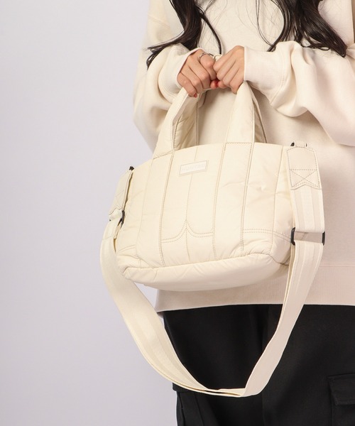 トートバッグ HUNTER UNISEX Intrepid Puffer Mini Tote Bag White Willow UBS HUNTER トートバッグ INTREPID PUFFER MINI TOTE メンズ