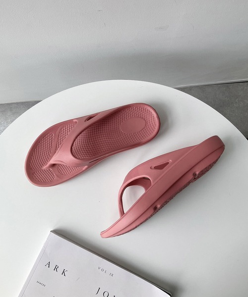 AS KNOW AS（アズノゥアズ） サンダル エアリー トングサンダル