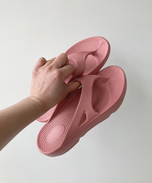 AS KNOW AS（アズノゥアズ） サンダル エアリー トングサンダル