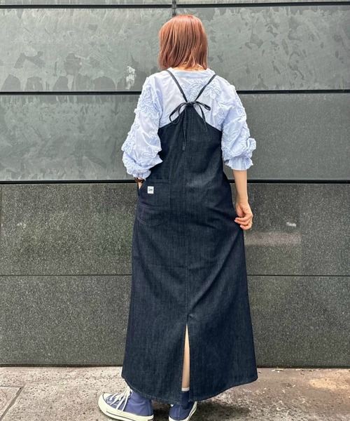 Lee（リー） ワンピース 夏 デニム キャミソールワンピ サロペット