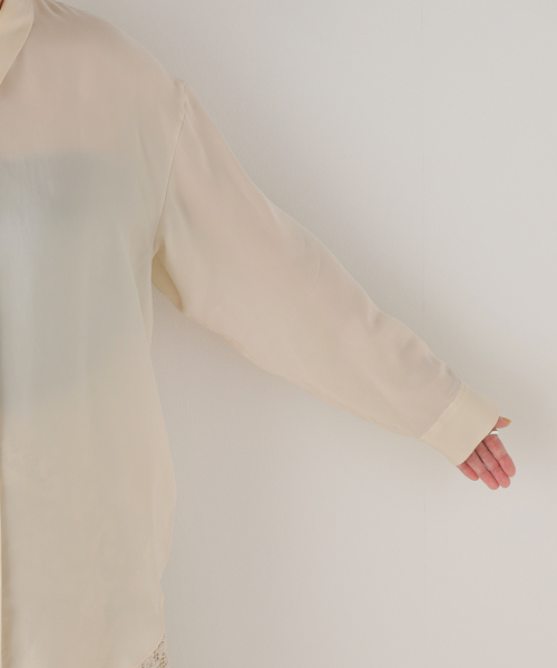 plage シャツ ブラウス 「WEB・六本木店限定」Washable Fibril