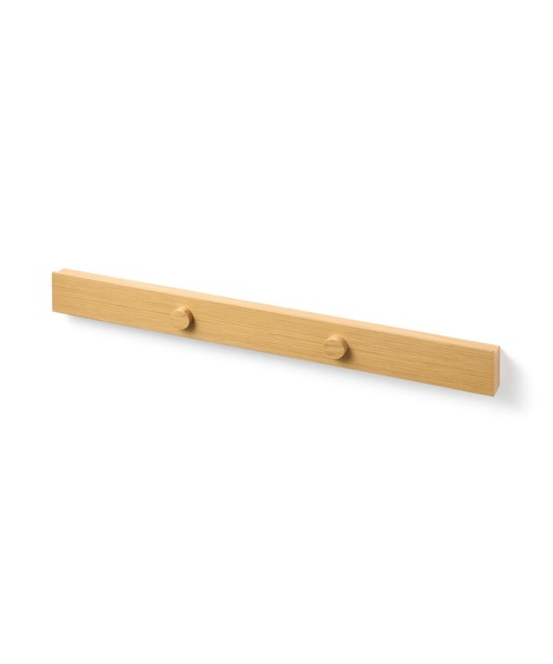 無印　長押　88センチ　オーク　2点セット 無印良品（MUJI） インテリア 壁に付けられる家具長押マグネット付き