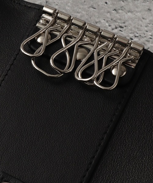 dunhill キーケース 「DUNHILL/ダンヒル」本革 ロゴ刻印メタル