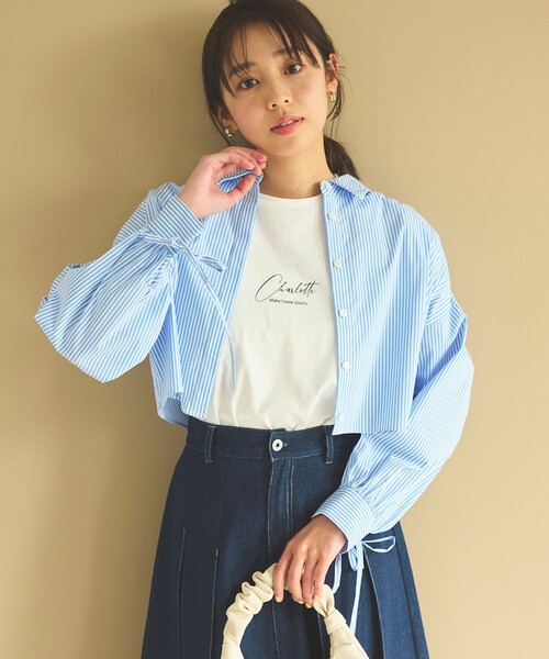 Feroux（フェルゥ） ブラウス シャツ 「ONWARD CROSSET MAG掲載・2WAY