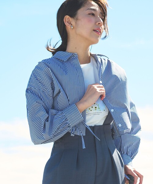 Feroux（フェルゥ） ブラウス シャツ 「ONWARD CROSSET MAG掲載・2WAY 