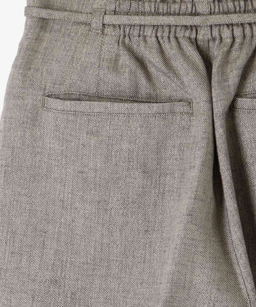 le.coeur blanc（ルクールブラン） パンツ Perle Peche ラメウエスト