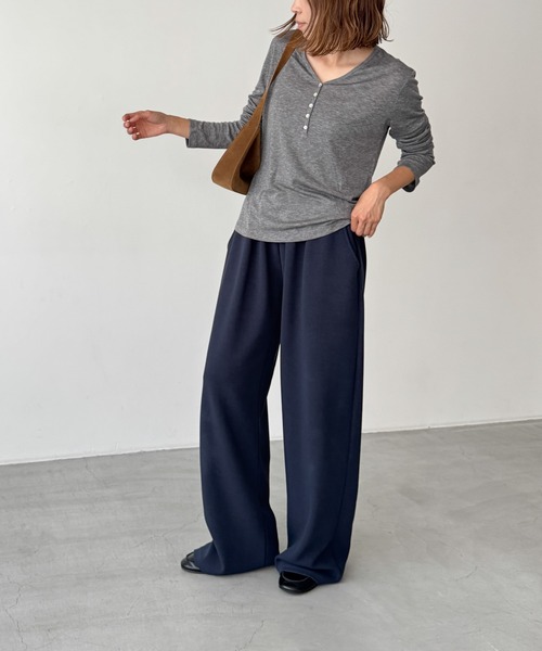 CANAL JEAN スウェットパンツ ジャージ El mar ワイドレッグ