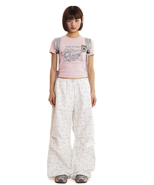 tシャツ ビッグリボンロゴTシャツ DT0636「Moromoro2」 レディース Moromoro tシャツ ビッグリボンロゴTシャツ DT0636「Moromoro2