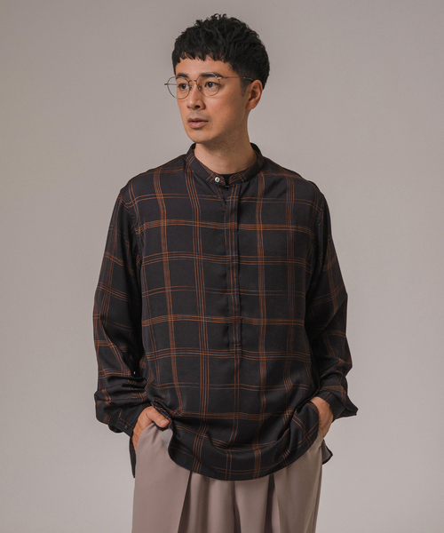 EDIFICE（エディフィス） シャツ DEVEAUX(デボー) パターン バンド