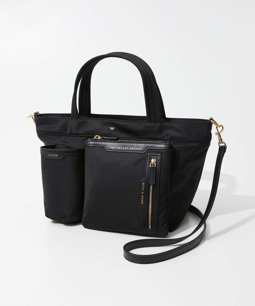 25SS new/Anya Hindmarch ECONYLショルダーバッグ Bag Black アニヤ ハインドマーチ ANYA HINDMARCH 5050925 193542