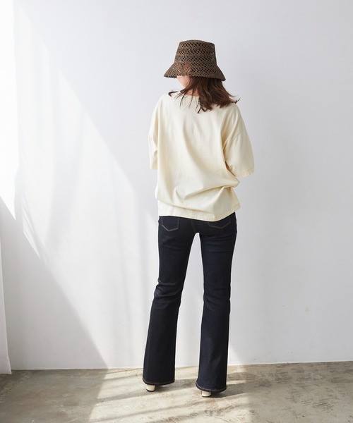 【極美品】YANUK ヤヌーク ブーツカットデニムパンツ レディース 27 濃紺 YANUK ジーンズ デニム デニムパンツ ブーツカット レディース