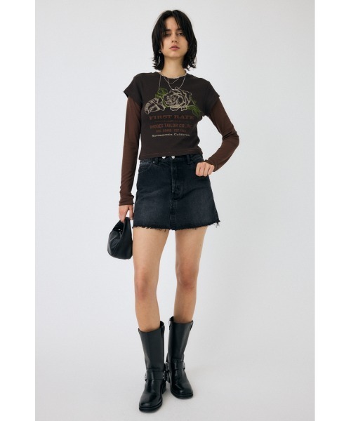 MOUSSY tシャツ VINTAGE LABEL Tシャツ レディース : ZOZOTOWN