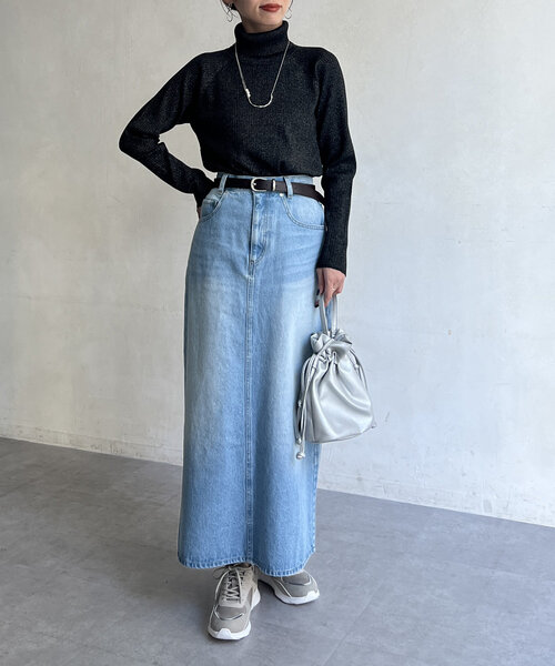TOUJOURS ロングスカート 10オンスデニムロングスカート｜BIGI online store - ビギ