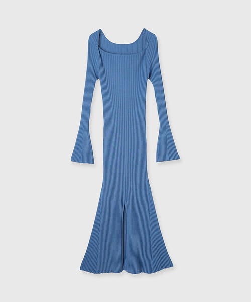 anuans（アニュアンス） ワンピース バイカラーマーメイドニット