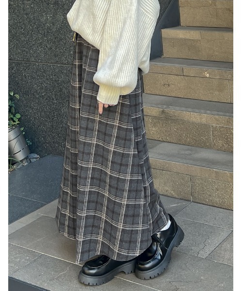 Re:EDIT（リエディ） スカート 「2024-25 WINTER COLLECTION」「低身長