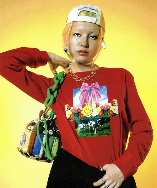 tシャツ HEY! Mrs ROSE(ヘイ！ミセスローズ)「Ray! Mrs ROSE」でかTシャツ レディース HEY! Mrs ROSE(ヘイ！ミセスローズ)【Ray! Mrs ROSE】でかT