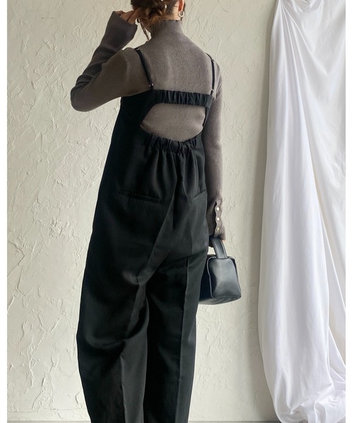 She's Closet サロペット オーバーオール フロントジップハイ