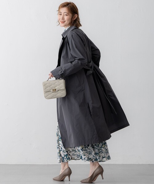【VERY3月号掲載/撥水加工/洗える】23区L メモリータフタ コート 23区 コート アウター 「VERY3月号掲載/撥水加工/洗える